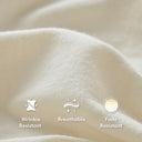 Blend Jersey Knit - 3 Piece Twin All Season Sheet Set - Cream