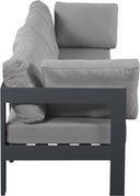 Nizuc - Outdoor Patio 4 Seat Modular Sofa With Gray Frame - Meridian Furniture - Stationary Sectionals- Elite Enclave Home