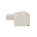 Farrow - Left Sectional - Flecked Oat - Moe's Home Collection - Stationary Sectionals - Elite Enclave Home