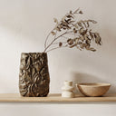 Sabine - Cast Aluminum Vase - Antique Brass - Moe's Home Collection - Vases & Jars - Elite Enclave Home