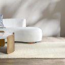 Radiant Oasis - 1' x 1' Swatch Cosi Wool/Jute Rug - Ivory - Classic Home - Area Rugs- Elite Enclave Home