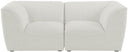 Miramar - 2 Seat Modular Sofa - Meridian Furniture - Stationary Sectionals - Elite Enclave Home