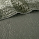 Ridge - 6 Piece Reversible Plaid Daybed Cover Set - Gray