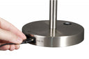 LED Adjustable Desk Lamp - Brushed Silver