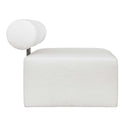 Bolster Back - Armless Outdoor Sofa - White