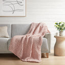 Chunky Double Knit - Handmade Throw - Blush - Madison Park - Throws - Elite Enclave Home