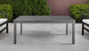 Aluminum Extendable Outdoor Dining Table - Gray