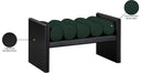 Waverly - Bench With Black Frame - Meridian Furniture - Upholstered Benches - Elite Enclave Home