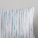 Brush Stroke - 3 Piece Oversized Reversible Duvet Cover Mini Set - Blue