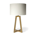 Geometric Table Lamp - Metallic Gold Tone