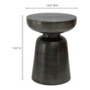 Arthur - Accent Table - Antique Zinc - Moe's Home Collection - Accent Tables - Elite Enclave Home