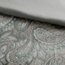 Aubrey - 12 Piece Comforter Set With Cotton Bed Sheets - Blue