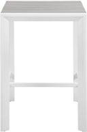 Nizuc - Outdoor Patio Square Bar Table - Meridian Furniture - Bar Tables- Elite Enclave Home