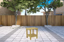 Plastic Outdoor Side Table - Yellow