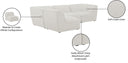 Miramar - 4 Piece Modular Sectional - Meridian Furniture - Stationary Sectionals - Elite Enclave Home