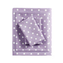 Polka Dot - Queen Sheet Set - Purple