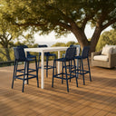 Mykonos - Outdoor Patio Stool (Set of 2) - Meridian Furniture - Stool Sets - Elite Enclave Home