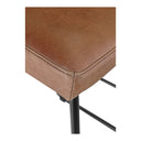 Starlet - Leather Open Road Counter Stool (Set of 2) - Brown - Moe's Home Collection - Stool Sets - Elite Enclave Home