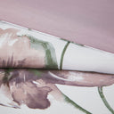 Alice - Twin Floral Comforter Set With Bed Sheets - Mauve