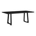 Silas - Dining Table - Black Ash - Moe's Home Collection - Dining Tables - Elite Enclave Home