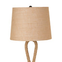 Ceramic Novelty Table Lamps With Brown Empire Shade (Set of 2) - Black