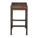 Beck - Wood Counter Stool - Dark Brown & Black