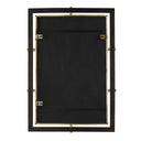 Bach - Rectangle Mirror - Walnut & Brass
