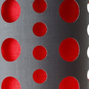 Mod Dot Novelty Table Lamp - Gray And Red