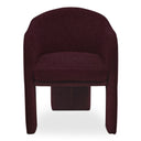 Clara - Performance Fabric Dining Chair - Plum - Moe's Home Collection - Arm Chairs - Elite Enclave Home