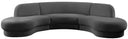 Rosa - Sectional - Meridian Furniture - Stationary Sectionals - Elite Enclave Home