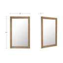 Orchard - Reclaimed Wood Floor Mirror - Natural - Moe's Home Collection - Floor Mirrors - Elite Enclave Home