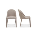Burton - Fabric Dining Chair (Set of 2) - Light Gray - Moe's Home Collection - Chair Sets - Elite Enclave Home