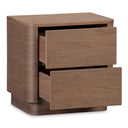 Round Off - Tall Nightstand - Dark Brown - Moe's Home Collection - Accent Nightstands - Elite Enclave Home