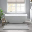 Splendor - 20" x 30" Tufted Reversible Bath Rug - Gray - Madison Park Signature - Bath Rugs & Mats - Elite Enclave Home