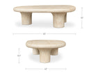 Warby - Outdoor Coffee Table - Beige - Moe's Home Collection - Coffee Tables - Elite Enclave Home