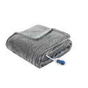 Heated Plush - Throw - Gray - Beautyrest - Heated Throws - Elite Enclave Home