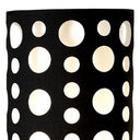 Steel Novelty Floor Lamp With Drum Shade - Silver / Black And White - HomeRoots - Floor Lamps - Elite Enclave Home