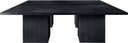 Belinda - Mid - Century Modern Modular Dining Table - Black - Meridian Furniture - Dining Tables - Elite Enclave Home