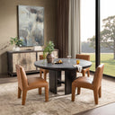 Celadon - Round Dining Table - Truffle Roast - Classic Home - Dining Tables - Elite Enclave Home
