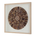 Tiger Sea Urchin - Shadow Box - Brown
