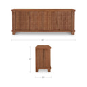 Enya - Sideboard - Red / Oak - Moe's Home Collection - Sideboards - Elite Enclave Home