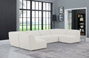 Miramar - 6 Piece Modular Sectional - Meridian Furniture - Stationary Sectionals - Elite Enclave Home