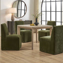 Noval - Square Dining Game Table - White / Woodtone - Uttermost - Gaming Tables - Elite Enclave Home