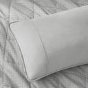 Mina - Full/Queen Waffle Weave Textured Quilt Set - Gray