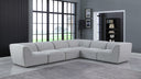 Miramar - 6 Piece Modular Sectional - Meridian Furniture - Stationary Sectionals - Elite Enclave Home