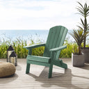 Heavy Duty Plastic Adirondack Chair - Green