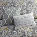 Hallie - King 6 Piece Comforter Set - Gray
