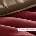 Boulder Stripe - Twin/Twin Long Pieced Comforter Set - Brick