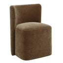 Outlook - Modern Velvet Dining Chair - Brown - Uttermost - Side Chairs - Elite Enclave Home