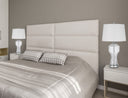 Glass Table Lamp With Empire Shade - Clear White
